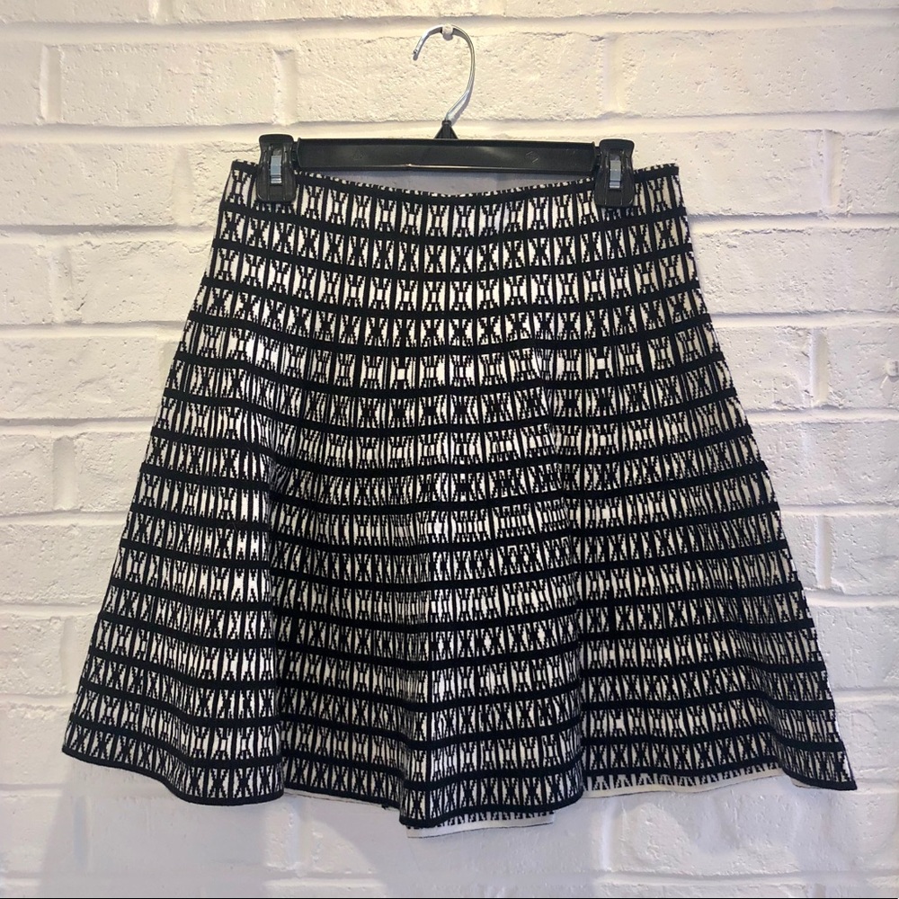 Cynthia Rowley Black & Cream Skirt